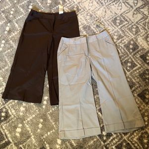 A set of 2 Worthington Capri Pants size 12